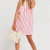 Show Me Your Mumu Wendy Tunic Dress ~ Dock Stripe Red Maternity
