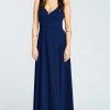 Show Me Your Mumu Jenn Maxi Dress ~ Rich Navy Crisp Bridesmaids Dresses