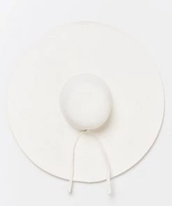 Show Me Your Mumu Ultra Wide Brim Straw Hat ~ Ivory