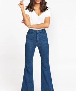 Show Me Your Mumu New Mu Farrah Trouser Flare Regular ~ Downpour