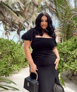 Show Me Your Mumu Brenda Midi Dress ~ Black New Mu