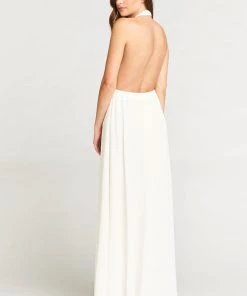 Show Me Your Mumu Luna Halter Dress ~ Wedding Cake Chiffon 8 Show Me Your Mumu Luna Halter Dress ~ Wedding Cake Chiffon