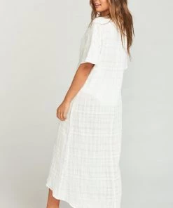 Show Me Your Mumu Get Twisted Maxi Dress ~ Sand Dollar Gauze