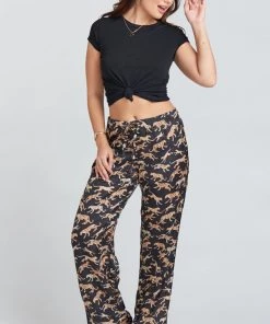 Show Me Your Mumu Paige PJ Set With Eye Mask ~ Mucci Cat Black Clothes