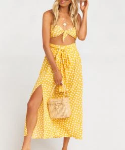 Show Me Your Mumu Oahu Tie Bralette ~ Blonde Bloom