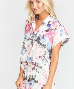 Show Me Your Mumu Clothes Piper PJ Set With Eye Mask ~ Sweet Floral