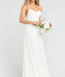 Show Me Your Mumu Bridesmaids Dresses Godshaw Goddess Gown ~ Wedding Cake Chiffon