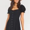 Show Me Your Mumu Napoli Dress ~ Black Linen 1 Show Me Your Mumu Napoli Dress ~ Black Linen