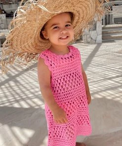 Show Me Your Mumu Little Sunsational Coverup ~ Malibu Pink Crochet
