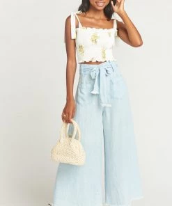 Show Me Your Mumu Denim Lasso Pants ~ Shore Chambray 9 Show Me Your Mumu Denim Lasso Pants ~ Shore Chambray