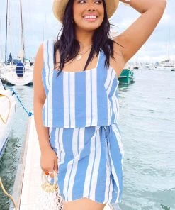 Show Me Your Mumu Iva Wrap Skirt ~ Sailboat Stripe Bottoms 19 Show Me Your Mumu Iva Wrap Skirt ~ Sailboat Stripe Bottoms