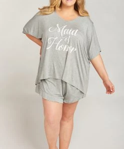 Show Me Your Mumu Benji Tunic Sleep Set ~ Maid Of Honor Grey