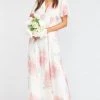 Show Me Your Mumu Faye Flutter Maxi Dress ~ GWSXMUMU Wedding Bells Floral