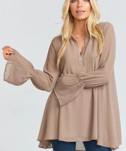 Show Me Your Mumu Clothes Perveen Pirate Tunic ~ Dune Chiffon