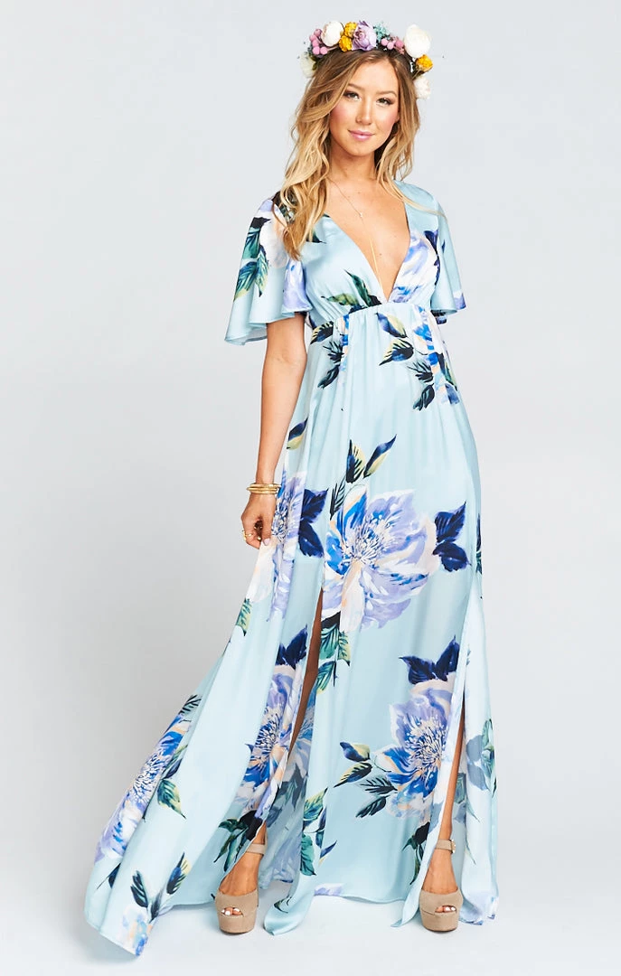 Show Me Your Mumu Faye Flutter Maxi Dress ~ Mint To Be Floral Dresses 7 Show Me Your Mumu Faye Flutter Maxi Dress ~ Mint To Be Floral Dresses
