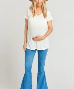 Show Me Your Mumu Maternity Berkeley Bells ~ Light Ocean