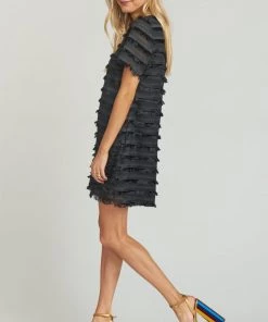 Show Me Your Mumu Demi Dress ~ Party Fringe Black Clothes