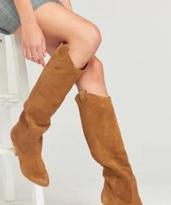 Show Me Your Mumu Dolce Vita ~ Hinley Knee High Bootie ~ Brown Accessories