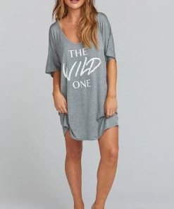 Show Me Your Mumu Tunics Benji Slinky Tunic Tee ~ Wild Graphic
