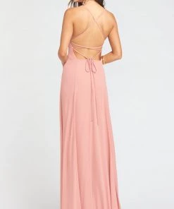 Show Me Your Mumu Bridesmaids Dresses Godshaw Goddess Gown ~ Rustic Mauve Crisp