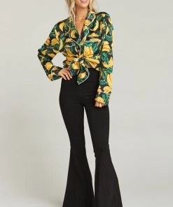 Show Me Your Mumu Paige PJ Set With Eye Mask ~ Gone Bananas