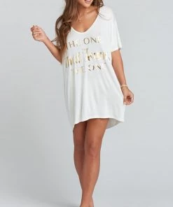 Show Me Your Mumu Benji Slinky Tunic Tee ~ The One Graphic