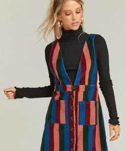 Show Me Your Mumu Connelly Overall Dress ~ Mutown Stripe Denim 9 Show Me Your Mumu Connelly Overall Dress ~ Mutown Stripe Denim