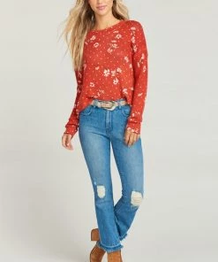 Show Me Your Mumu Cropped Varsity Sweater ~ Dotcha Love Me Knit Sweaters