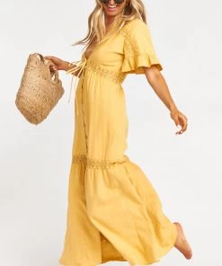 Show Me Your Mumu Aloha Kimono Dress ~ Marigold
