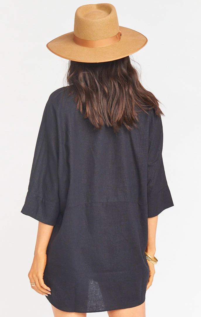 Show Me Your Mumu Horton Tunic ~ Black Linen 6 Show Me Your Mumu Horton Tunic ~ Black Linen