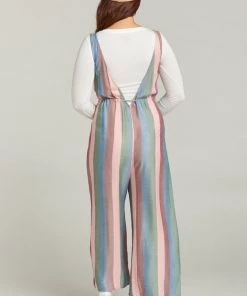 Show Me Your Mumu Joanna Jumpsuit ~ Mutown Stripe Rompers