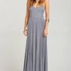Show Me Your Mumu Godshaw Goddess Gown ~ Dancing Queen Shine Smoke Wedding Guest Dresses