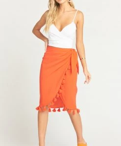 Show Me Your Mumu Anjolie Wrap Skirt With Tassels ~ Bellini