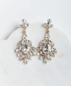 Show Me Your Mumu Rosa Crystal Statement Earrings ~ Gold/Silver Accessories