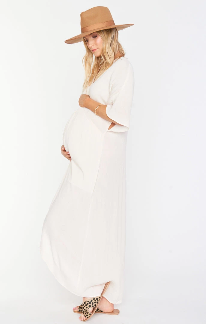 Show Me Your Mumu Get Twisted Maxi Dress ~ Shell White New Mu 10 Show Me Your Mumu Get Twisted Maxi Dress ~ Shell White New Mu