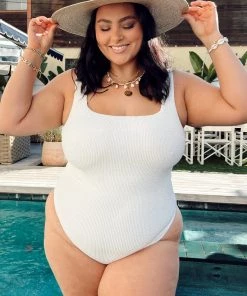 Show Me Your Mumu New Mu The Scrunch One Piece ~ Ivory Scrunch