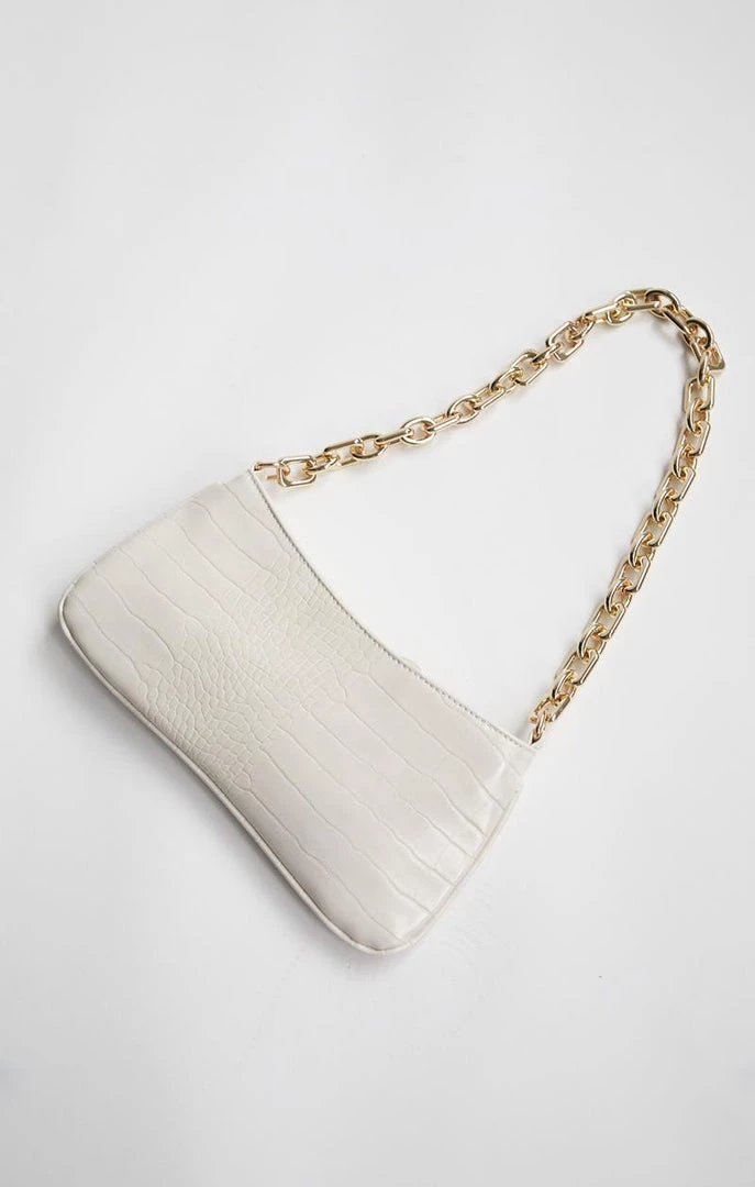 Show Me Your Mumu New Mu Billini Aliza Shouler Bag ~ Bone Croc 4 Show Me Your Mumu New Mu Billini Aliza Shouler Bag ~ Bone Croc