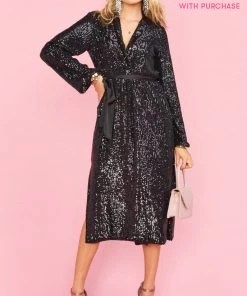 Show Me Your Mumu New Mu After Party Jacket Dress ~ Midnight Glitz Sequins