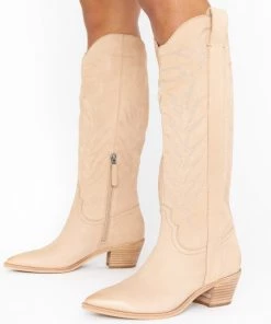 Show Me Your Mumu Dolce Vita Solei Western Boot ~ Dune