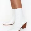 Show Me Your Mumu Accessories Matisse Caty Bootie ~ White Snake