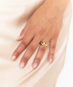 Show Me Your Mumu Accessories Miranda Frye Margot Ring ~ 18K Gold Plated