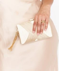 Show Me Your Mumu Belle Clutch Bag ~ Champagne New Mu