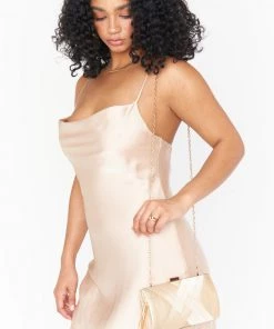 Show Me Your Mumu Belle Clutch Bag ~ Champagne New Mu