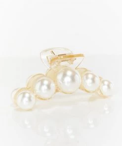 Show Me Your Mumu New Mu Lucille Pearl Hair Clip ~ White