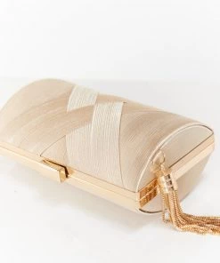 Show Me Your Mumu Belle Clutch Bag ~ Champagne New Mu