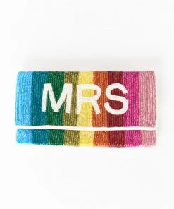 Show Me Your Mumu MRS Clutch Bag ~ Rainbow Beaded