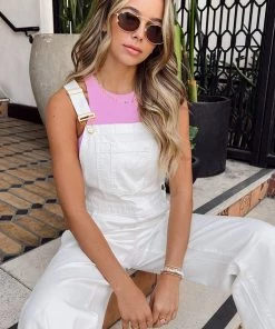Show Me Your Mumu New Mu Marfa Overalls ~ Off White Denim 9 Show Me Your Mumu New Mu Marfa Overalls ~ Off White Denim