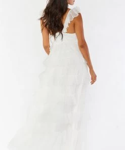 Show Me Your Mumu Fairytale Maxi Dress ~ White Tulle New Mu