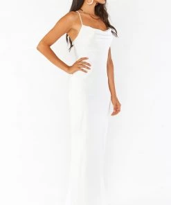 Show Me Your Mumu Tuscany Maxi Slip Dress ~ Ivory Luxe Satin 14 Show Me Your Mumu Tuscany Maxi Slip Dress ~ Ivory Luxe Satin