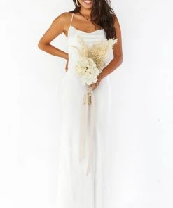 Show Me Your Mumu Tuscany Maxi Slip Dress ~ Ivory Luxe Satin 13 Show Me Your Mumu Tuscany Maxi Slip Dress ~ Ivory Luxe Satin